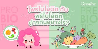 “โพรไบโอติก” กับ “พรีไบโอติก” ต่างกันอย่างไร???